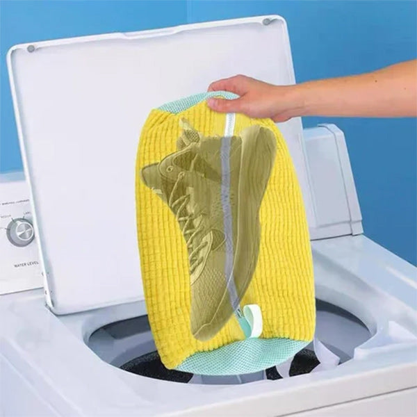SHOEPUREâą Sac de lavage de chaussures en microfibre