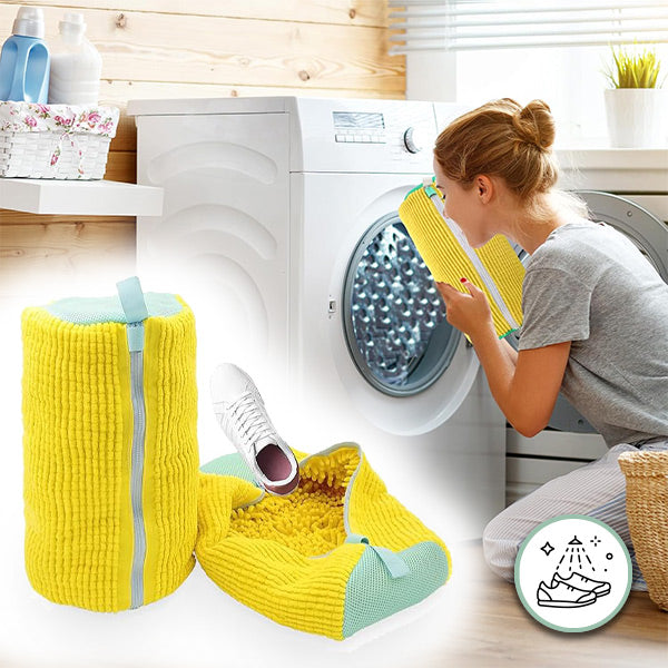 SHOEPUREâą Sac de lavage de chaussures en microfibre